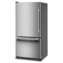 Kitchenaid® 22 Cu. Ft. 33-Inch Standard-Depth Bottom Mount Refrigerator with Left Door Swing KRBL133SPS