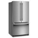 Kitchenaid® 25 Cu. Ft. 36-Inch Standard-Depth French Door Refrigerator with Internal Water Dispenser KRFF136SPS