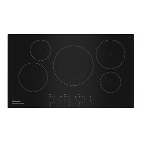 Kitchenaid® 36-Inch 5-Element Sensor Induction Cooktop KCIG556JBL