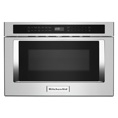 Kitchenaid® Tiroir-four à micro-ondes sous comptoir - 950 watts - 24 po KMBD104GSS