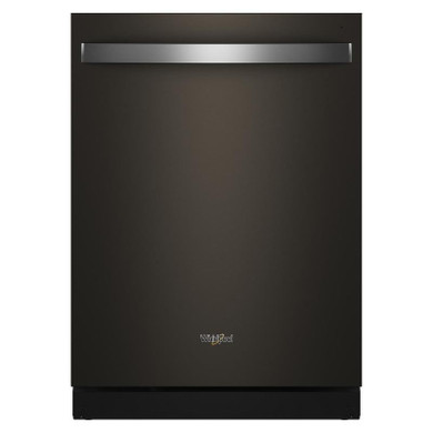 Whirlpool® 24-Inch Dishwasher with Total Coverage Wash Action and Auto Open Air Dry in Fingerprint Resistant Black Stainless WDTS8024SV
