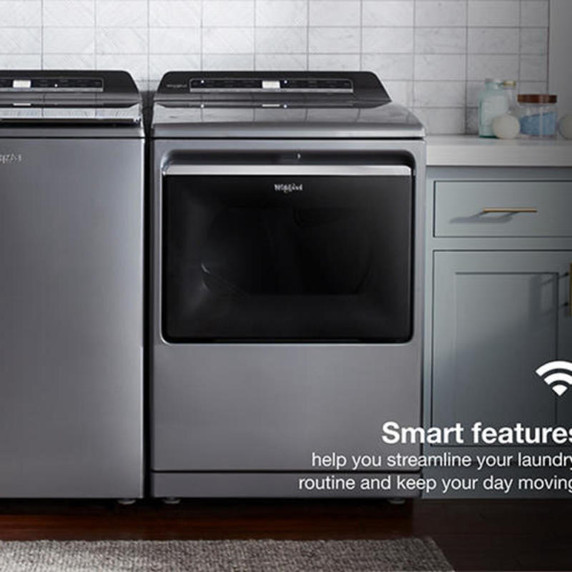 Whirlpool® 7.4 cu. ft. Top Load Gas Dryer with Advanced Moisture Sensing WGD8127LC