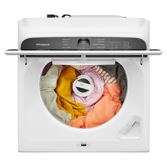 6.0-6.1 Cu. Ft. Whirlpool® Top Load Washer with Removable Agitator WTW6157PW