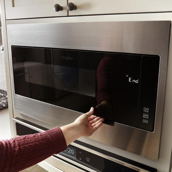 Whirlpool® 1.1 cu. ft. Built-In Microwave with Slim Trim Kit - 14" Height YWMT50011KS