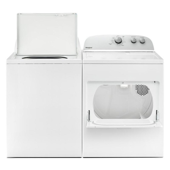 4.4–4.5 Cu. Ft. Whirlpool® Top Load Washer with Removable Agitator WTW4957PW