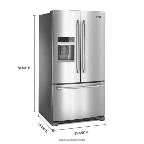 Maytag® 36- Inch Wide French Door Refrigerator with PowerCold® Feature - 25 Cu. Ft. MFI2570FEZ