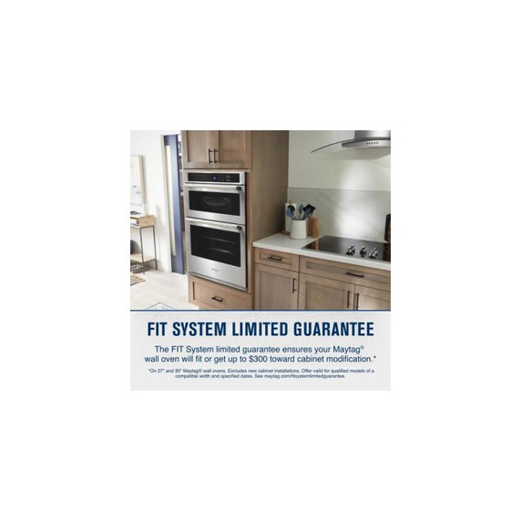 Maytag® 30-inch Wall Oven Microwave Combo with Air Fry and Basket - 6.4 cu. ft. MOEC6030LZ