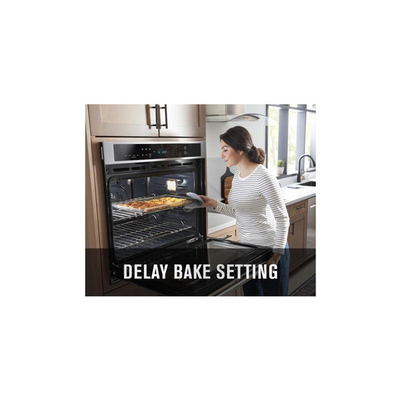 Maytag® 27-inch Single Wall Oven with Air Fry and Basket - 4.3 cu. ft. MOES6027LZ