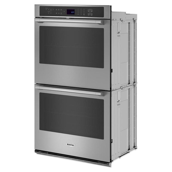 Maytag® 30-inch Double Wall Oven with Air Fry and Basket - 10 cu. ft. MOED6030LZ