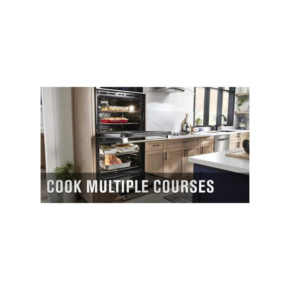 Maytag® 30-inch Double Wall Oven with Air Fry and Basket - 10 cu. ft. MOED6030LZ