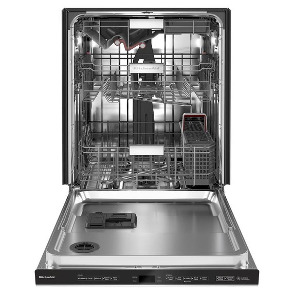 Kitchenaid® 44 dBA Dishwasher with 360° Max Jets™ Third Rack and LED Interior Lighting KDPM804KPS