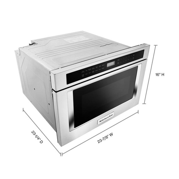 Kitchenaid® 24&quot; Under-Counter Microwave Oven Drawer KMBD104GSS