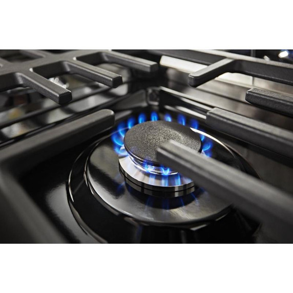 KitchenAid® 48'' Smart Commercial-Style Gas Range with Griddle KFGC558JSC