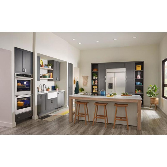 Kitchenaid® 36" Electric Downdraft Cooktop with 5 Elements KCED606GSS