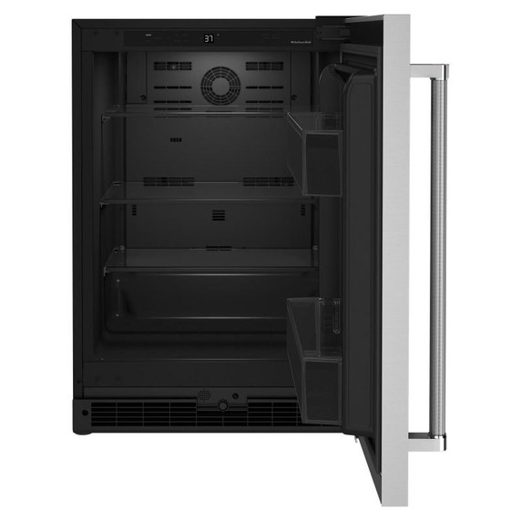 Kitchenaid® 24" Undercounter Refrigerator with Stainless Steel Door KURR114KSB