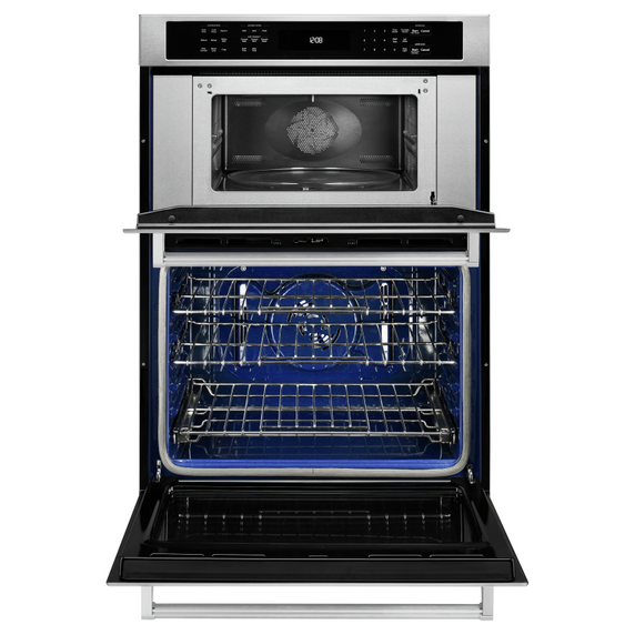 Kitchenaid® 30" Combination Wall Oven with Even-Heat™ True Convection (Lower Oven) KOCE500ESS