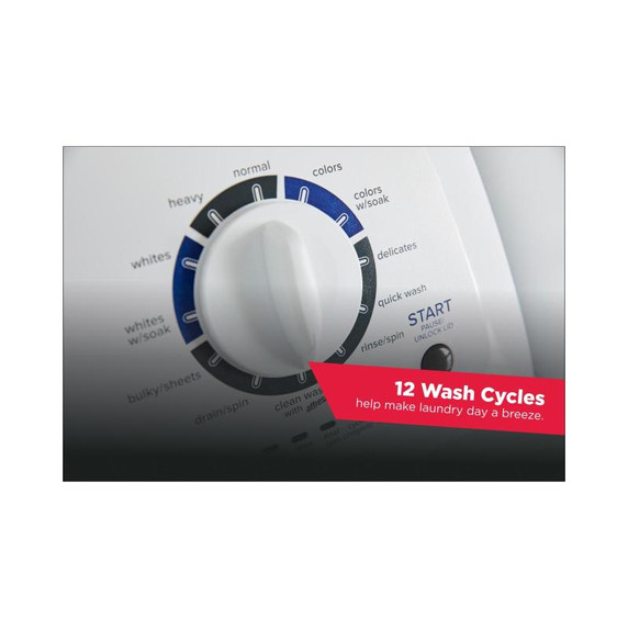 Amana® 4.4 cu. ft. Top-Load Washer with High Efficiency Agitator NTW4519JW