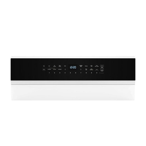 Whirlpool® 30-inch Smart Electric Range with Air Cooking Technology, WipeClean™ Coating, Steam/Self Cleaning, Rapid Preheat 5.3 CuFt Capacity YWFES7530RW