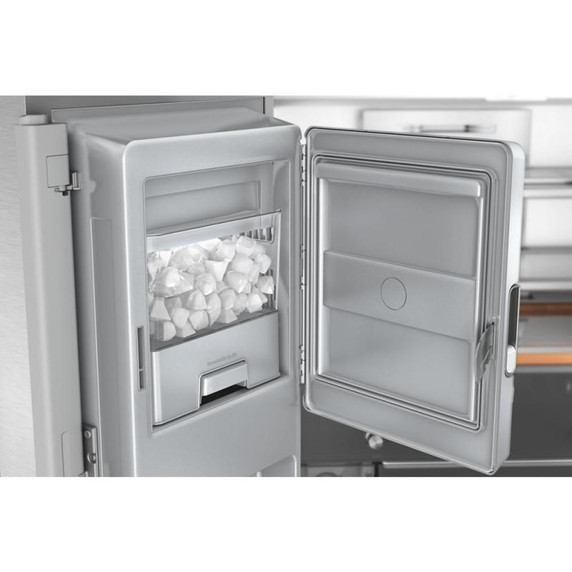 Kitchenaid® 36" Counter-Depth 19.4 Cu Ft 4-Door Refrigerator with Flexible Temperature Zone KRQC736RPS