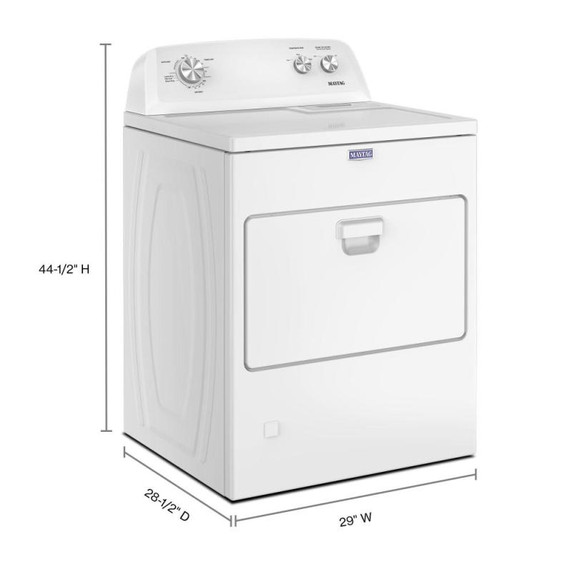 Maytag® Top Load Gas Wrinkle Prevent Dryer - 7.0 cu. ft. MGD4005SW