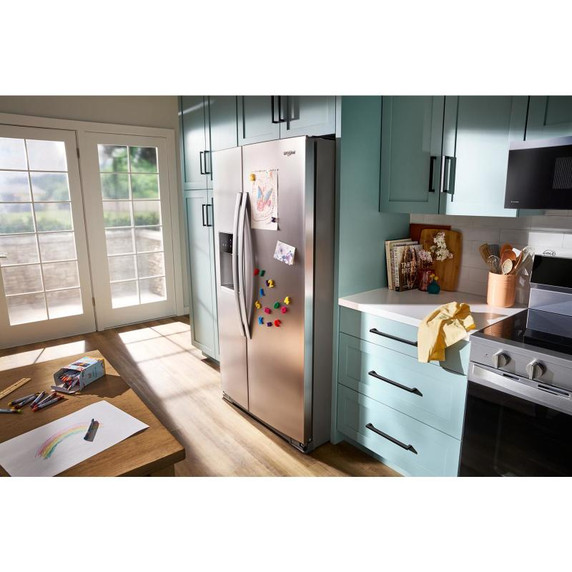 Whirlpool® 36-inch Full Depth Side-by-Side Refrigerator with TruCool™ System WRSF5536RZ
