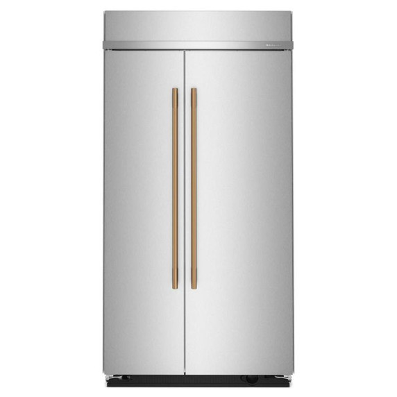 Kitchenaid® 25.5 Cu. Ft. 42" Built-In Side-by-Side Refrigerator with Platinum Interior KBSN742SPS