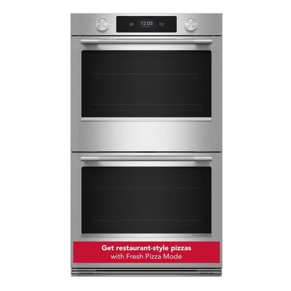 Kitchenaid® 30-inch Smart Electric Double Wall Oven with Assisted Cooking Modes - PrintShield™ Finish KOED730SPS
