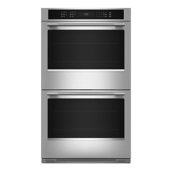 Kitchenaid® 30-inch Electric Double Wall Oven with No Preheat Air Fry Mode - PrintShield™ Finish KOED530SPS