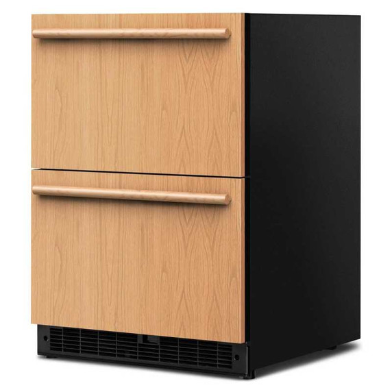 Kitchenaid® 24" Panel-Ready Undercounter Double-Drawer Refrigerator KURT524SPA