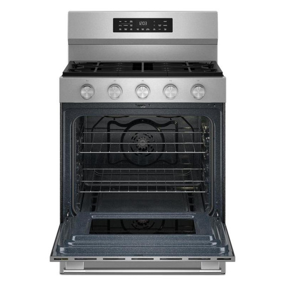 Kitchenaid® 5.0 Cu. Ft. Smart Freestanding Gas Range with Convection Cooking Modes KFGS330TPS