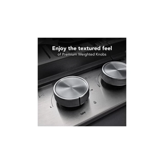 Kitchenaid® Gas-on-Metal Cooktop with an Integrated Wok Grate and CookShield™ Finish KCGK530SJP