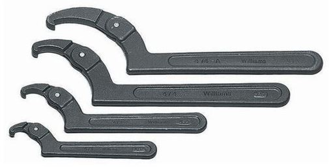 Spanner Wrench Adjustable Hook 3/4 To 2 Williams 471