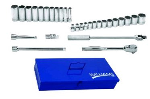 Socket Set 30 Pcs WIlliams WSS-30F