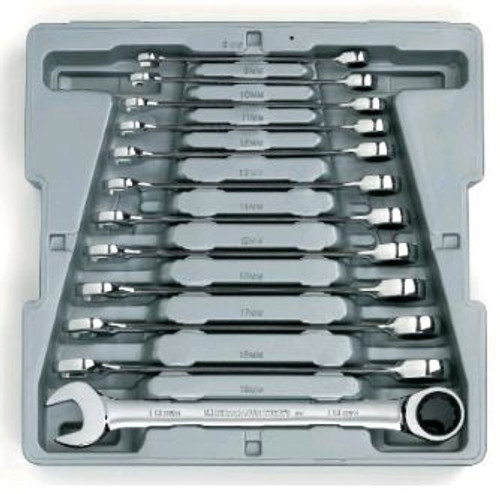 Wrench Set 12Pc Ratcheting Metric Gearwrench 9412