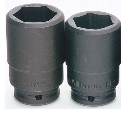 Impact Socket 3/4 Dr Deep 6-Pt 1-1/4 Williams