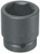 Impact Socket 1'' Dr Std 6-Pt 1-7/16'' Williams 7-646