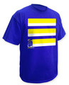 Basic T-Shirt- Yellow/ Blue