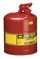 Gas Can 5 Gal. Metal Justrite 7150100(26382)