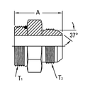 AeroquipStainless Steel SAE 37 Adapter