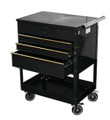 Service Cart Black 4 Drawer ATD-7046