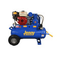 Jenny Air Compressor Portable Wheeled 5HP Gas 8.9cfm @ 100psi 17g Tank