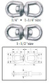 Swivel 1/4'' Regular G-402 Crosby 1016019