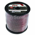 Trimmer Line The Fire Silver Streak .095 Round Red 3lb Spool 855ft