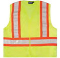 Safety Vest Lg Aware Hi-Vis Class 2 ANSI Lime ERB 14606