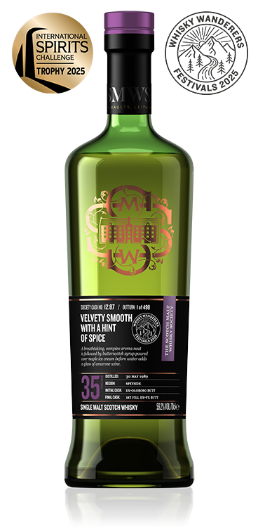 Velvety smooth with a hint of spice (12.87) | SMWS