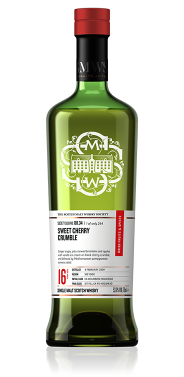 Sweet cherry crumble (88.34) | SMWS