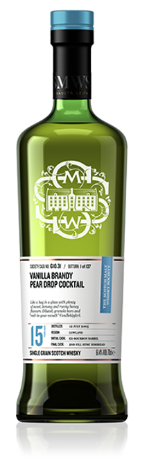 Vanilla brandy pear drop cocktail