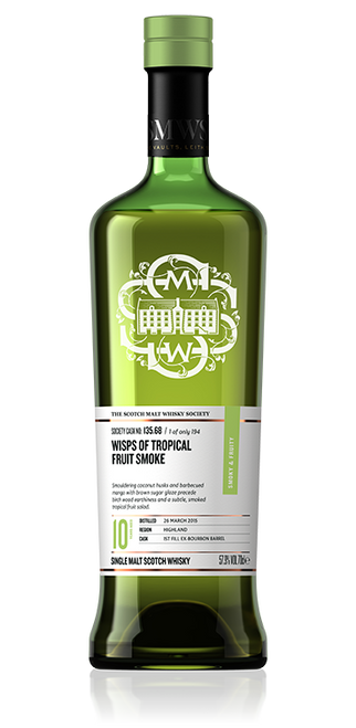 Wisps of tropical fruit smoke 