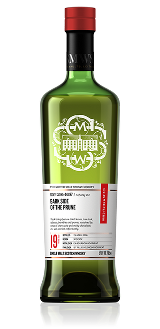 Bark side of the prune