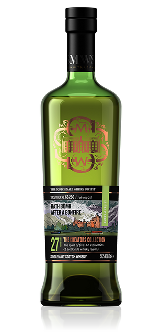 Post-bonfire bath bomb